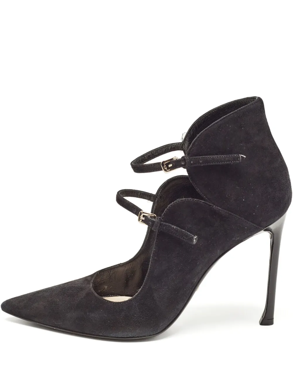 Christian Dior Pre-Owned 105mm suede pumps | Black | Image 1