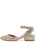 Jimmy Choo Pre-Owned 35mm Vicky Glitter pumps - Neutrals