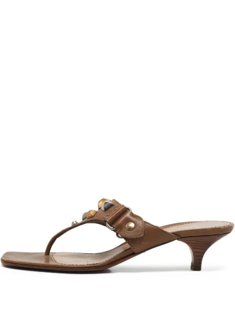 Prada Pre-Owned studded leather sandals