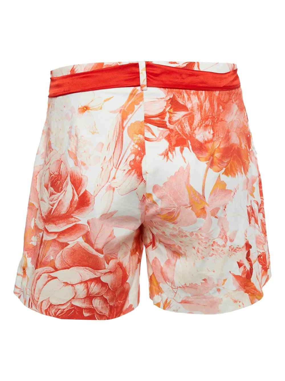 Roberto Cavalli Vintage Pre-owned shorts met bloemenprint - Wit