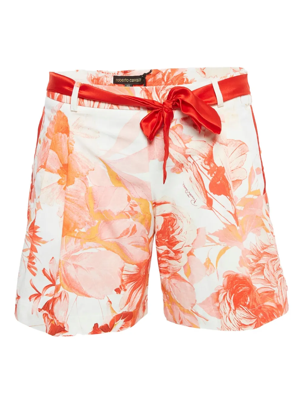 pre-owned floral-print shorts
