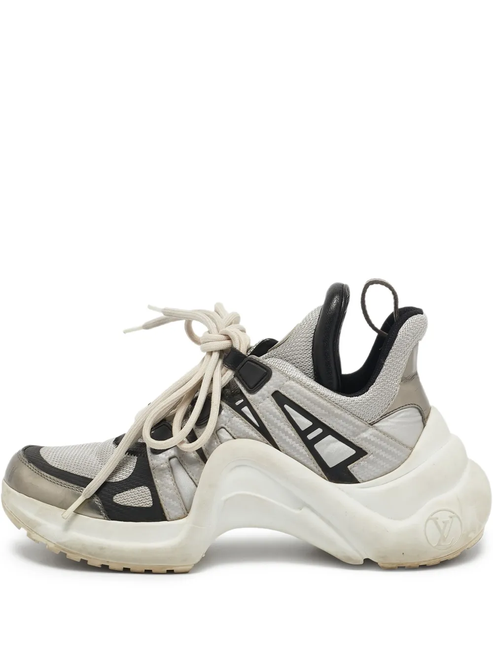 Louis Vuitton Pre-Owned チャンキーソール スニーカー - グレー Louis Vuitton Pre-Owned チャンキーソール スニーカー - グレー