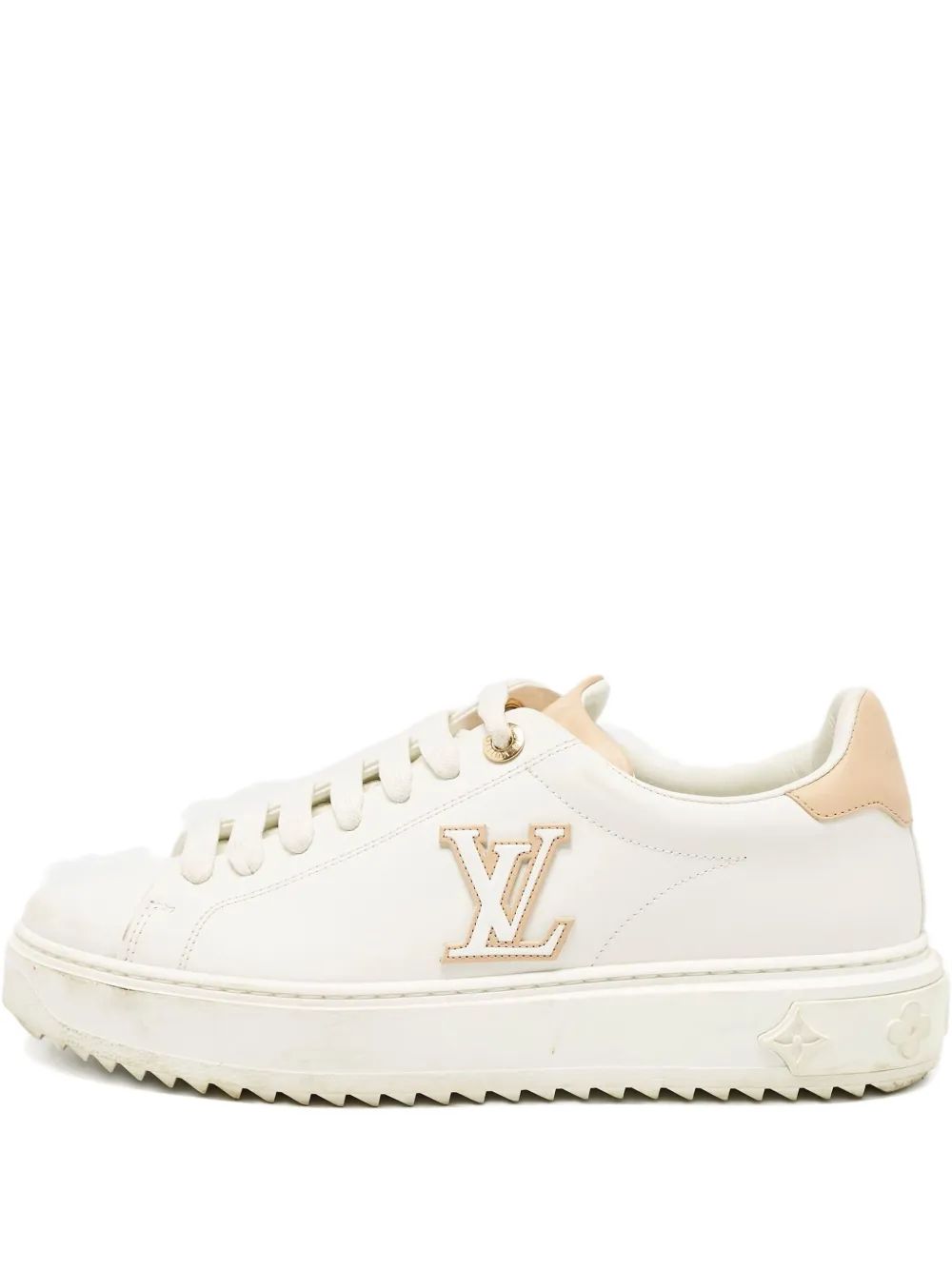 Louis Vuitton Pre-Owned leather sneakers | White | Image 1