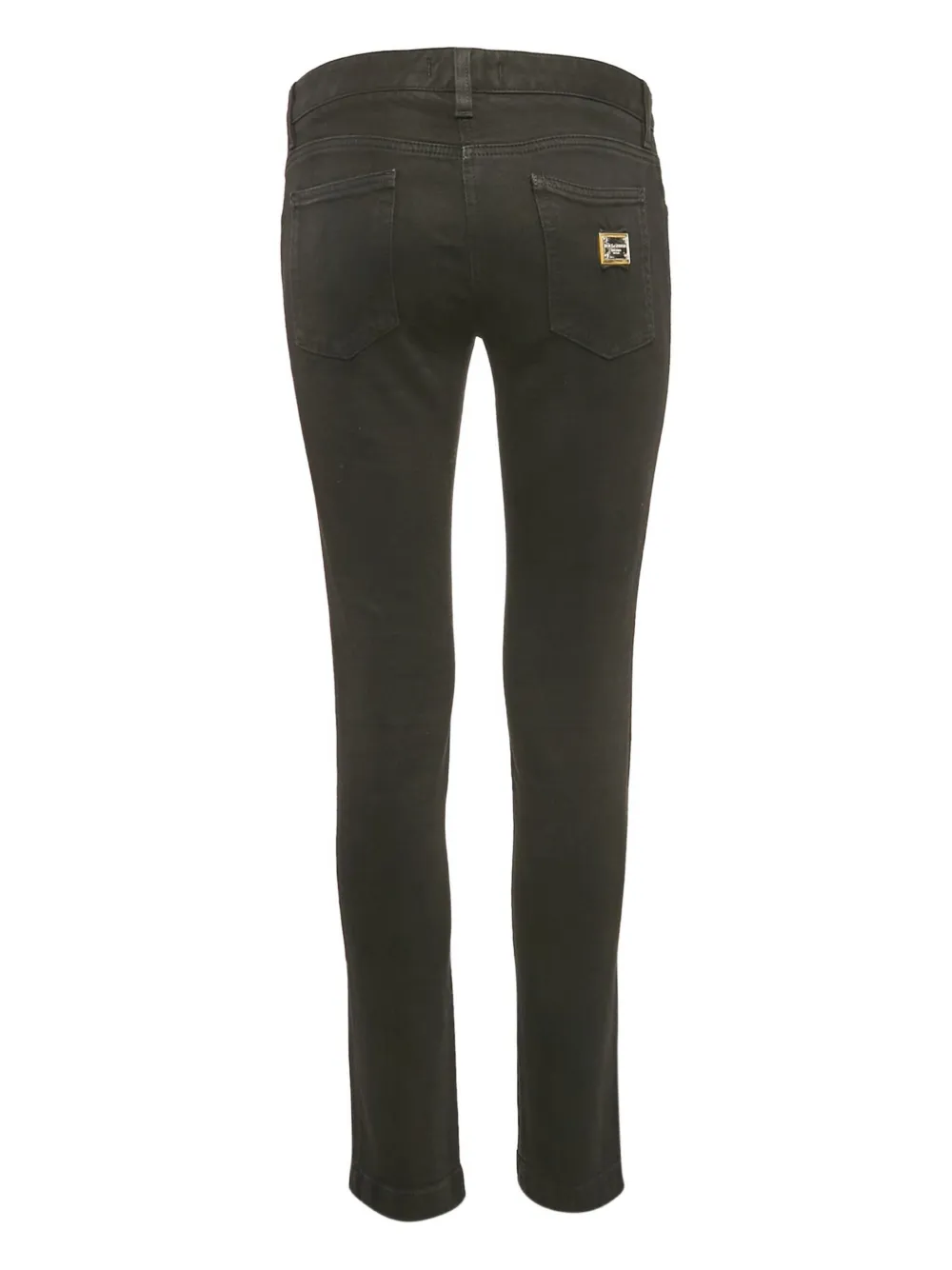 Dolce & Gabbana Pre-Owned Stretch-katoenen jeans - Zwart