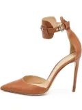 Gianvito Rossi pre-owned 115mm ankle-strap stiletto pumps - Brown
