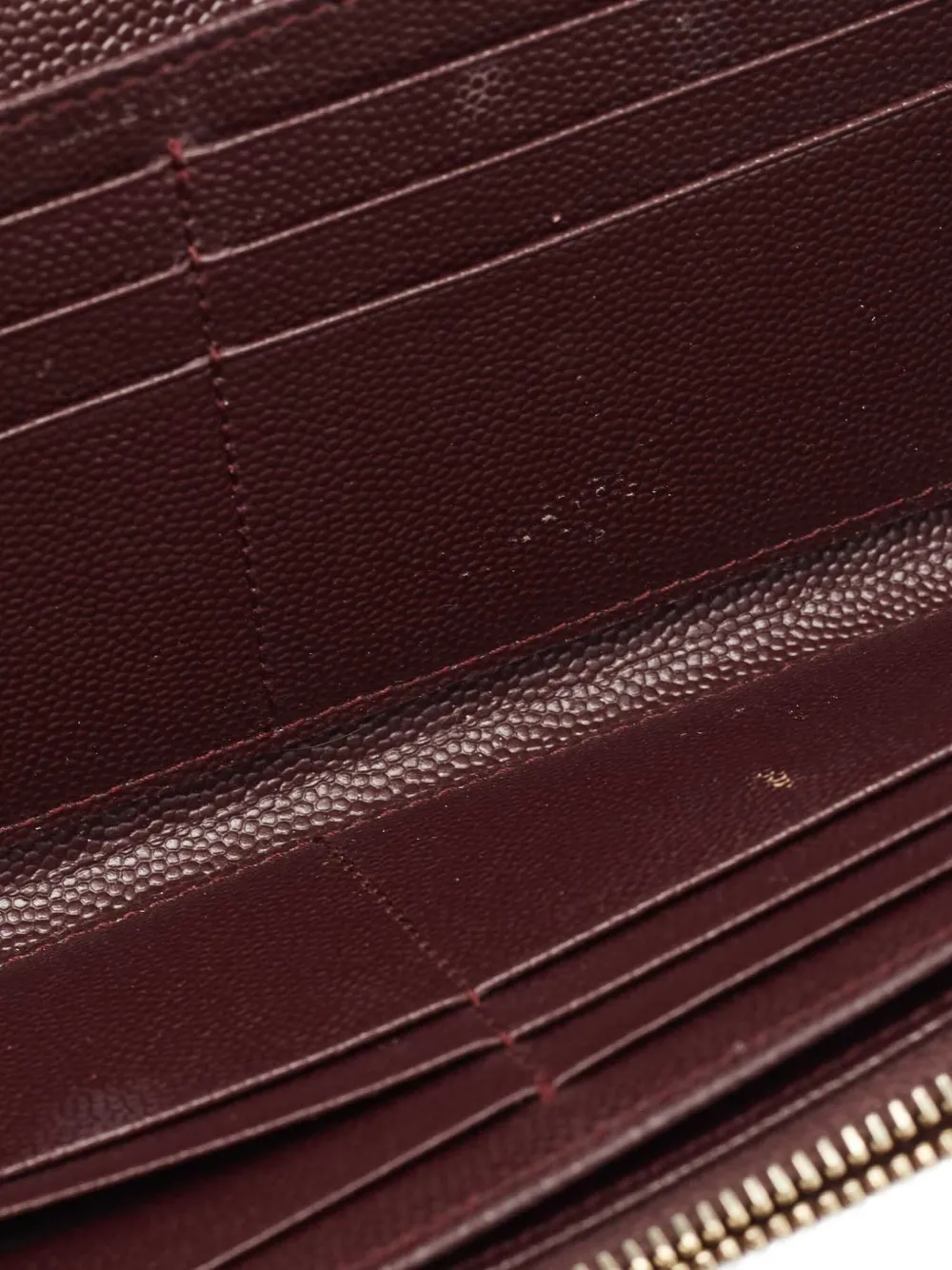 Pre-owned Saint Laurent Cassandre-plaque Wallet