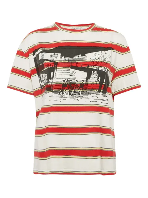 Stella McCartney Pre-Owned playera con motivo de rayas