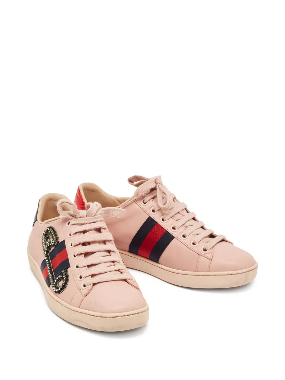 Gucci Pre-Owned Sylvie-Web sneakers | Image 2