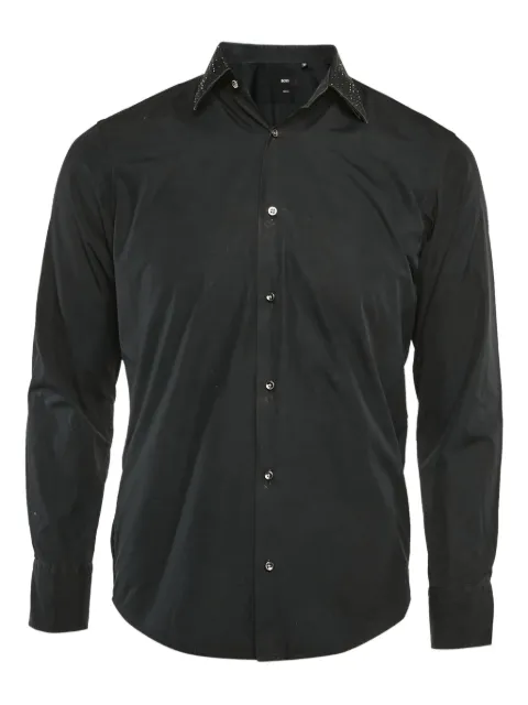 BOSS pre-owned stud-embellished shirt