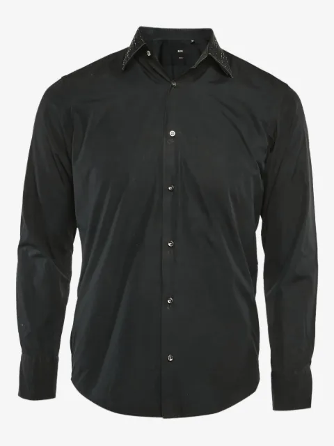 BOSS pre-owned stud-embellished shirt