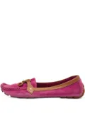 Louis Vuitton Pre-Owned suede loafers - Pink