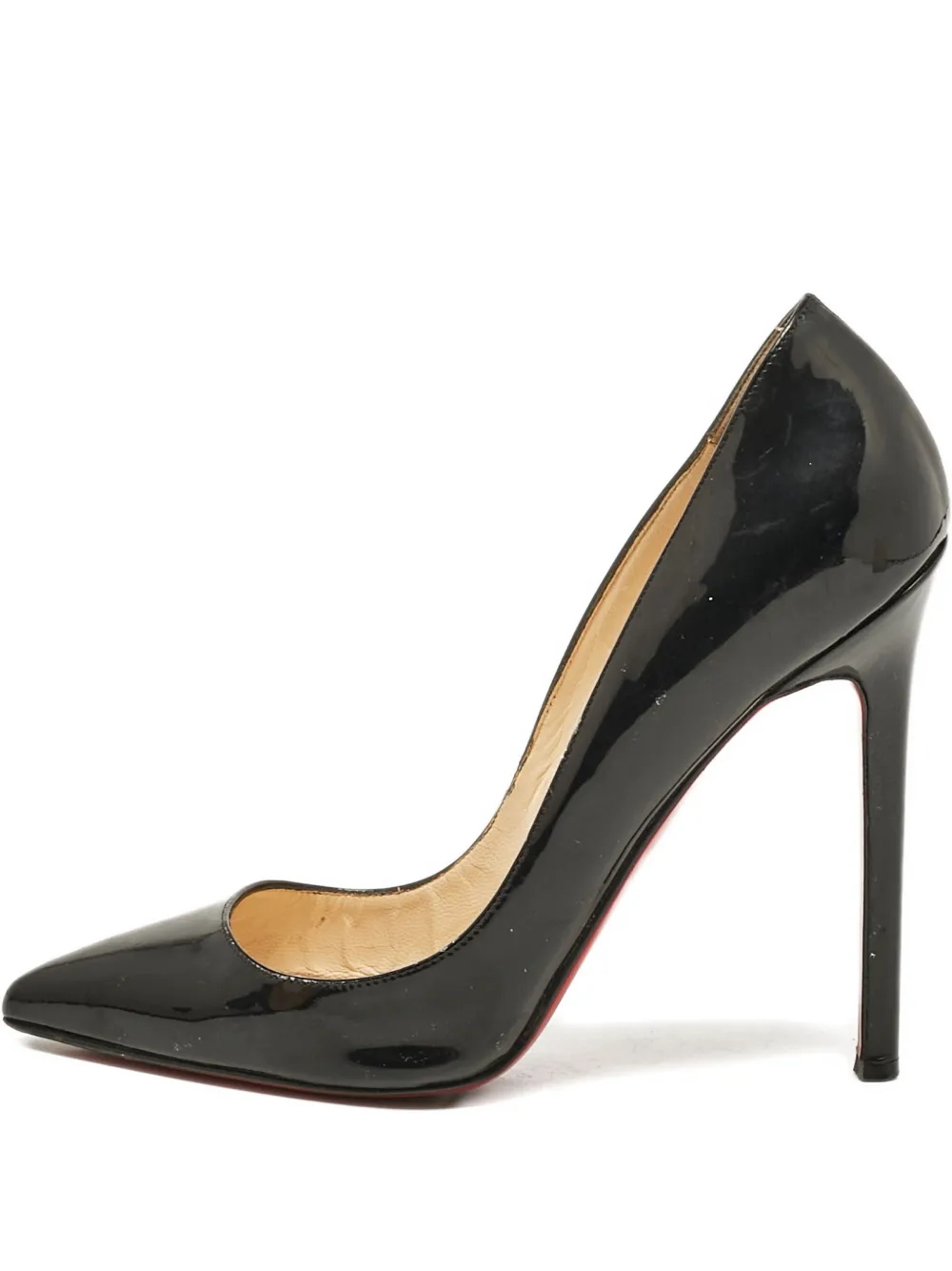 Christian Louboutin Pre-Owned patent leather pointed-toe pumps | Black | Image 1
