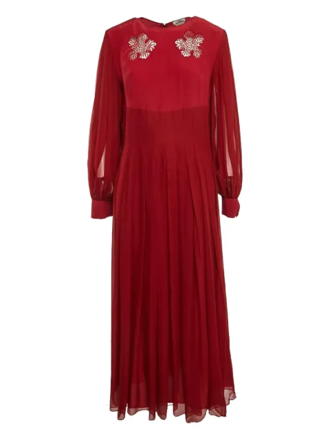 Fendi Pre-Owned silk midi dress