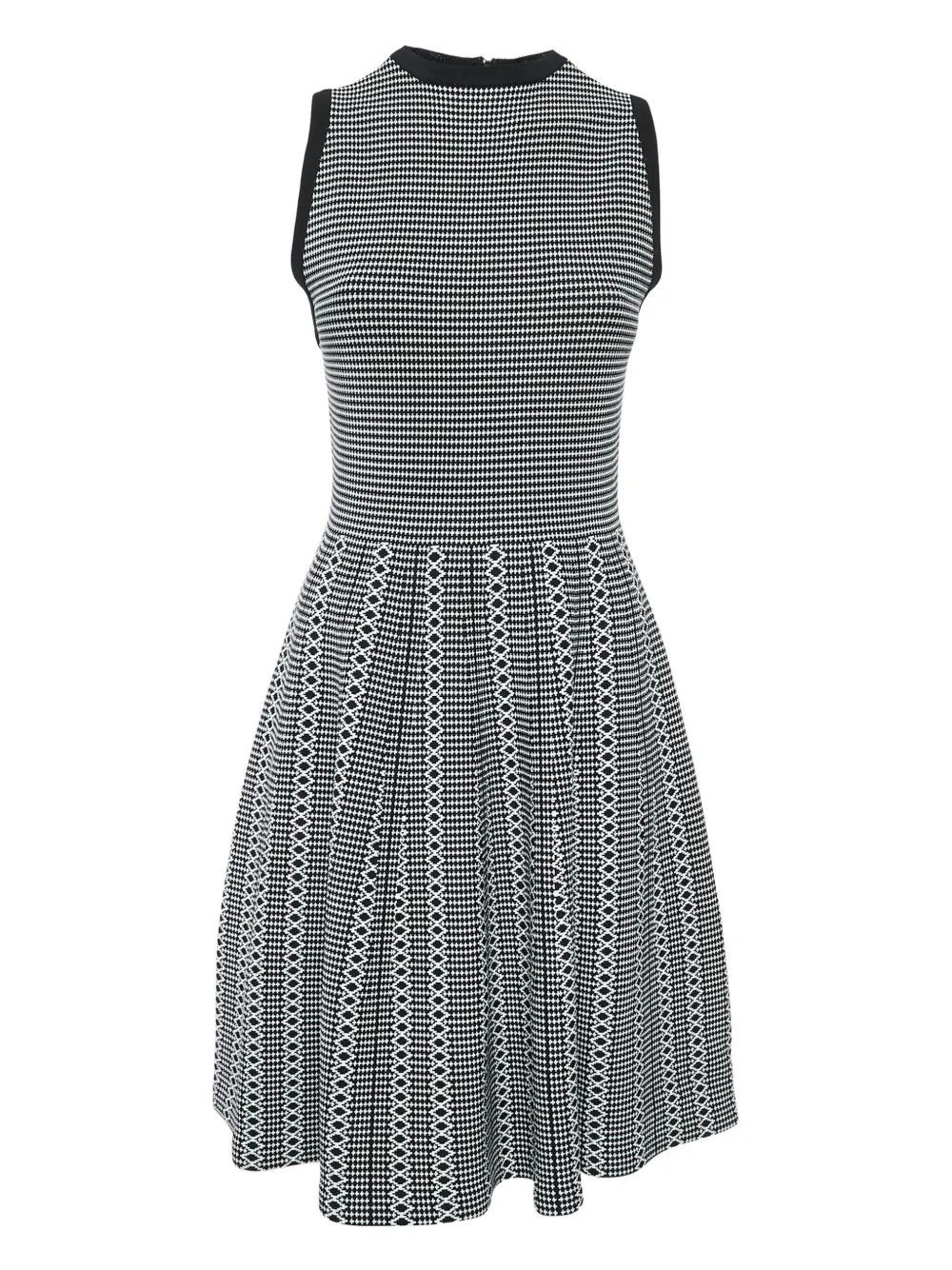 alice + olivia Ausgestelltes Minikleid | Schwarz | Image 1