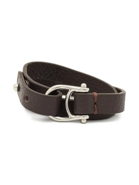 Aigner Vintage pre-owned Double Tour leather bracelet