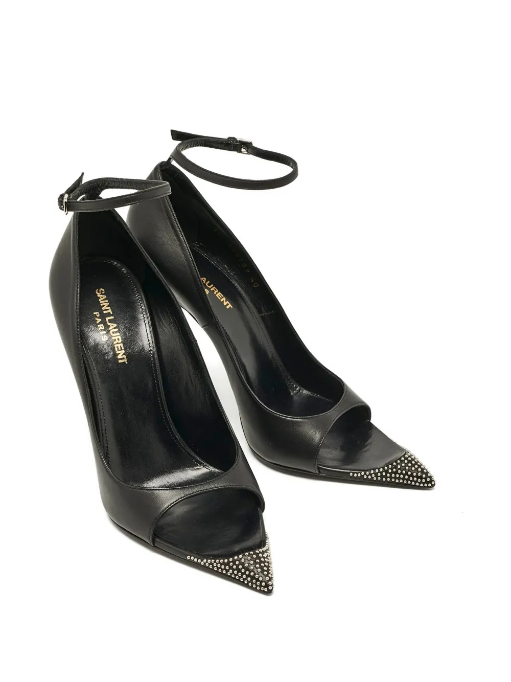 Saint Laurent Pre-Owned 110 mm Palace pumps - Zwart