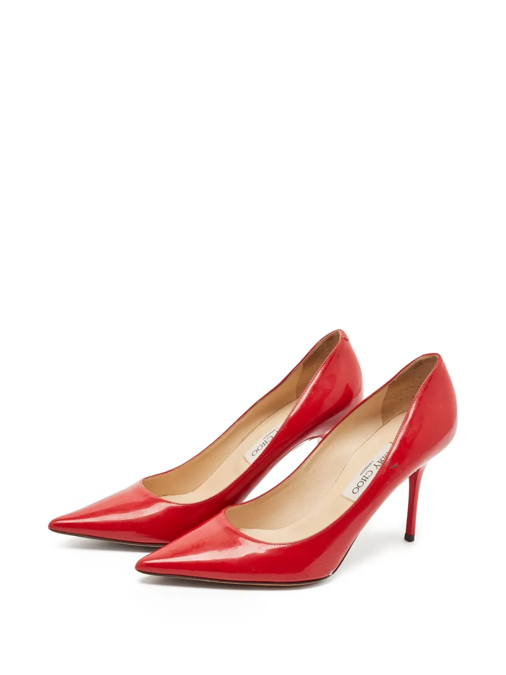 Jimmy Choo Pre-Owned patent-finish pumps | Image 2