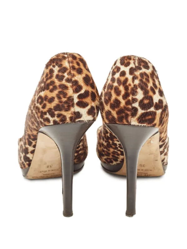 Jimmy Choo Pre-Owned レオパード パンプス | ブラウン | FARFETCH JP