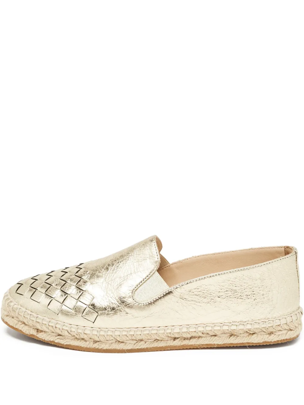 Bottega Veneta Pre-Owned Intrecciato espadrilles | Gold | Image 1