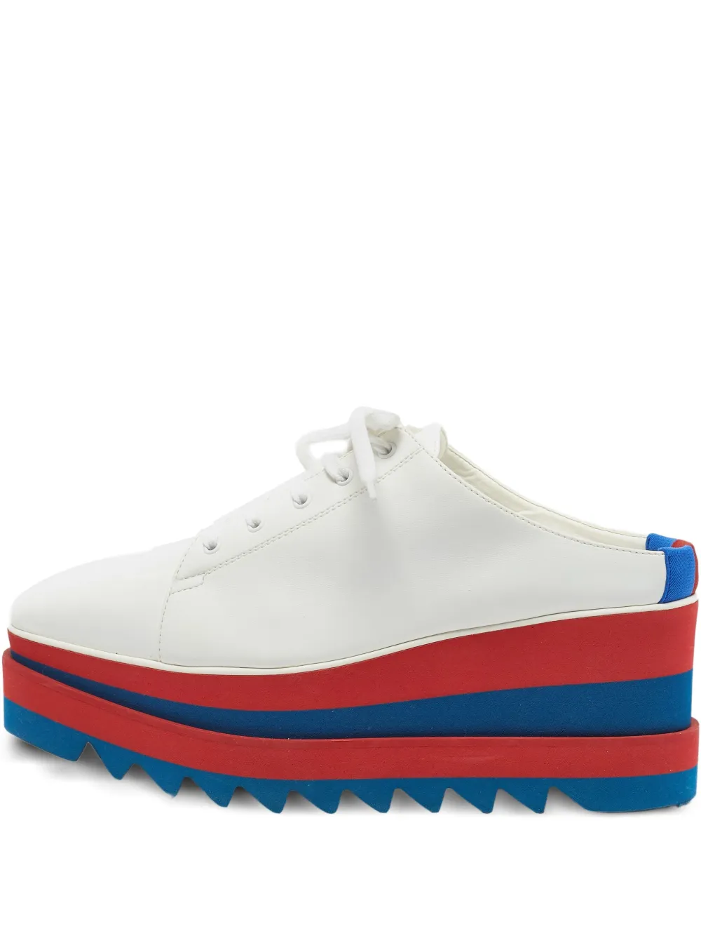 Stella McCartney Pre-Owned mules Sneak-Elyse con tacón de 80mm | blanco | Image 1