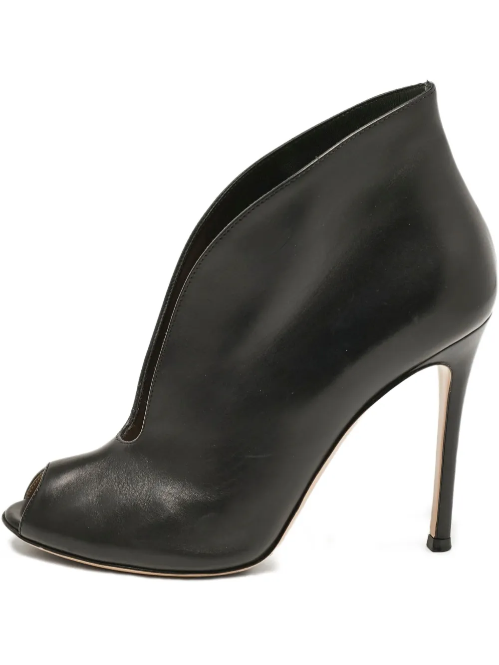 Gianvito Rossi pre-owned 85mm peep-toe pumps | Black | Image 1