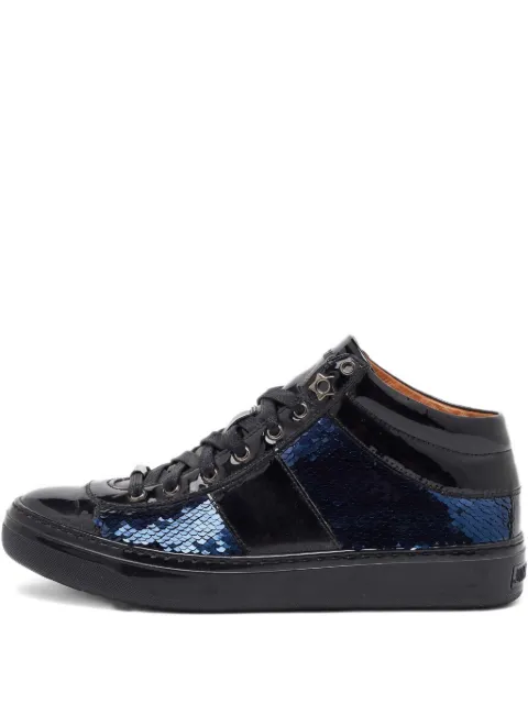 Jimmy Choo Pre-Owned 2024 시퀸 장식 스니커즈