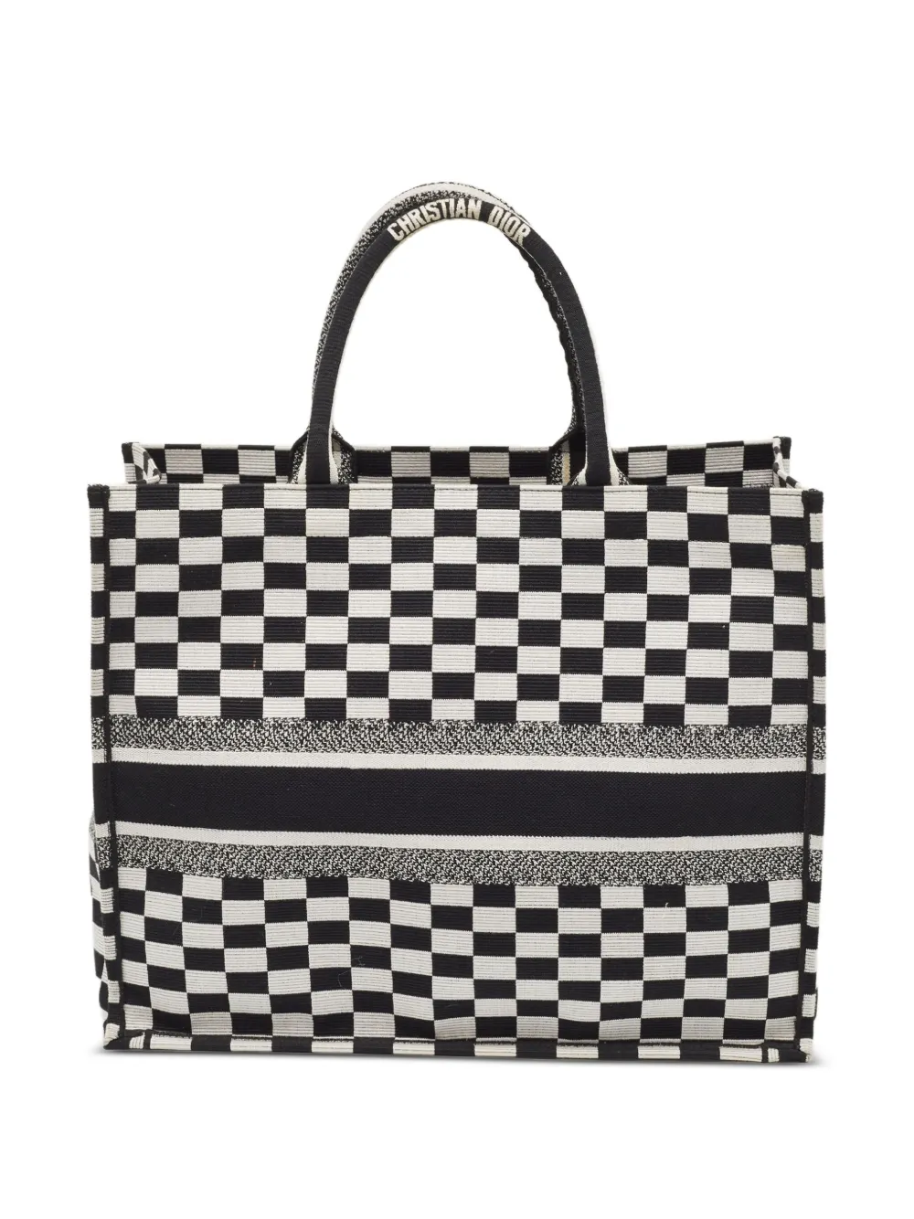 Christian Dior Pre-Owned ブックトート ハンドバッグ - ブラック Christian Dior Pre-Owned ブックトート ハンドバッグ - ブラック