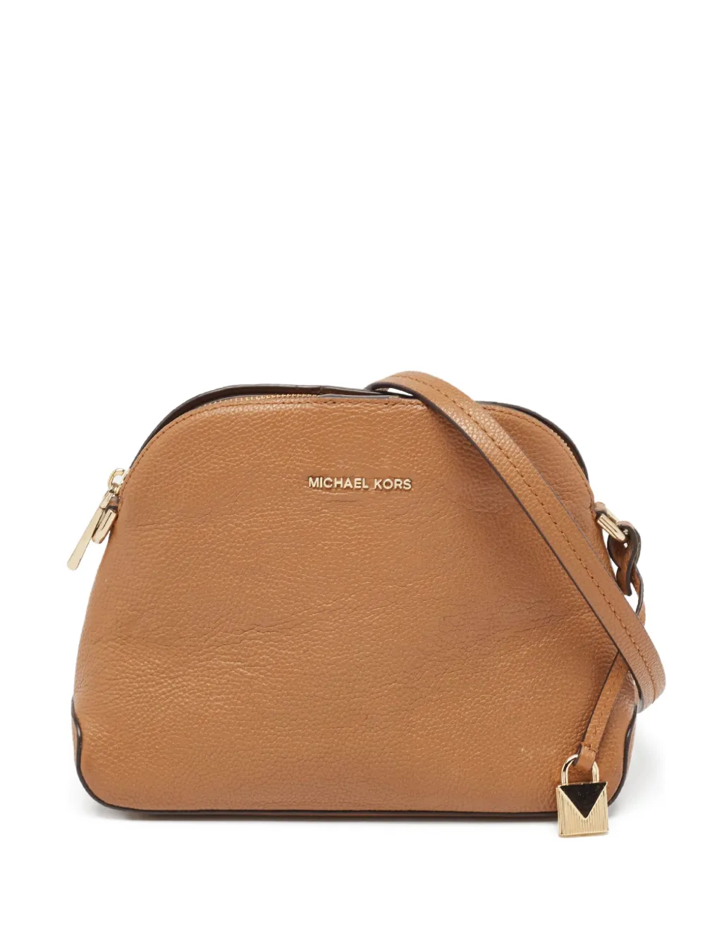 Michael Kors Vintage レザー ショルダーバッグ - ブラウン Michael Kors Vintage レザー ショルダーバッグ - ブラウン