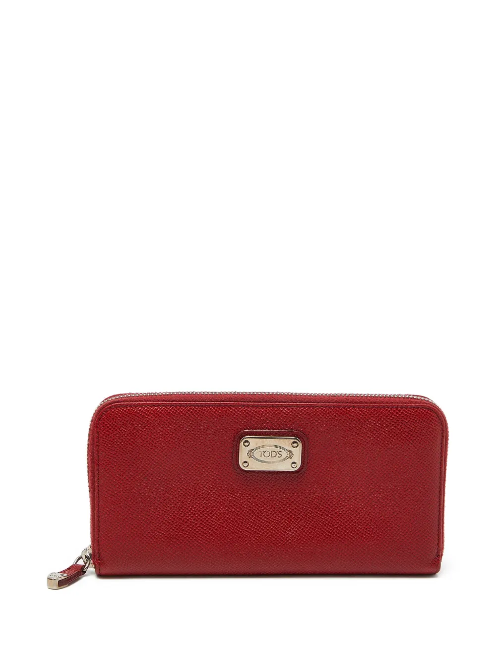 Tod's Vintage cartera de piel texturizada con cierre | rojo | Image 1