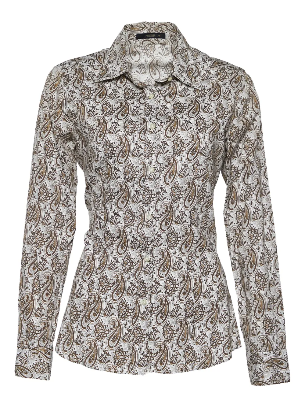 Etro Pre-Owned camisa con estampado de cachemira | marrón | Image 1