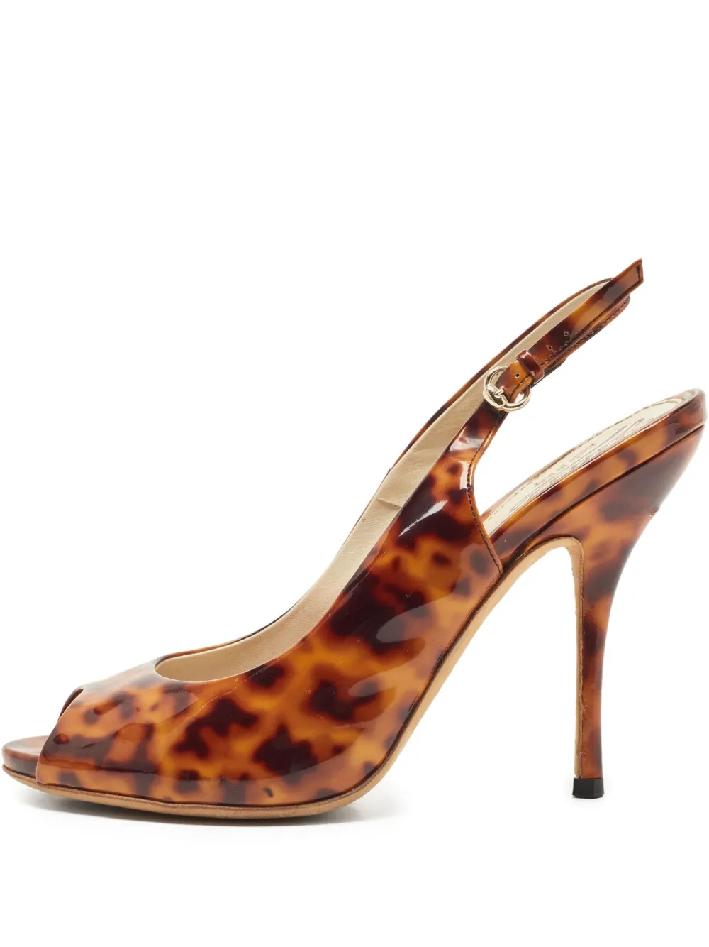 Gucci Pre-Owned スリングバック パンプス - ブラウン Gucci Pre-Owned スリングバック パンプス - ブラウン