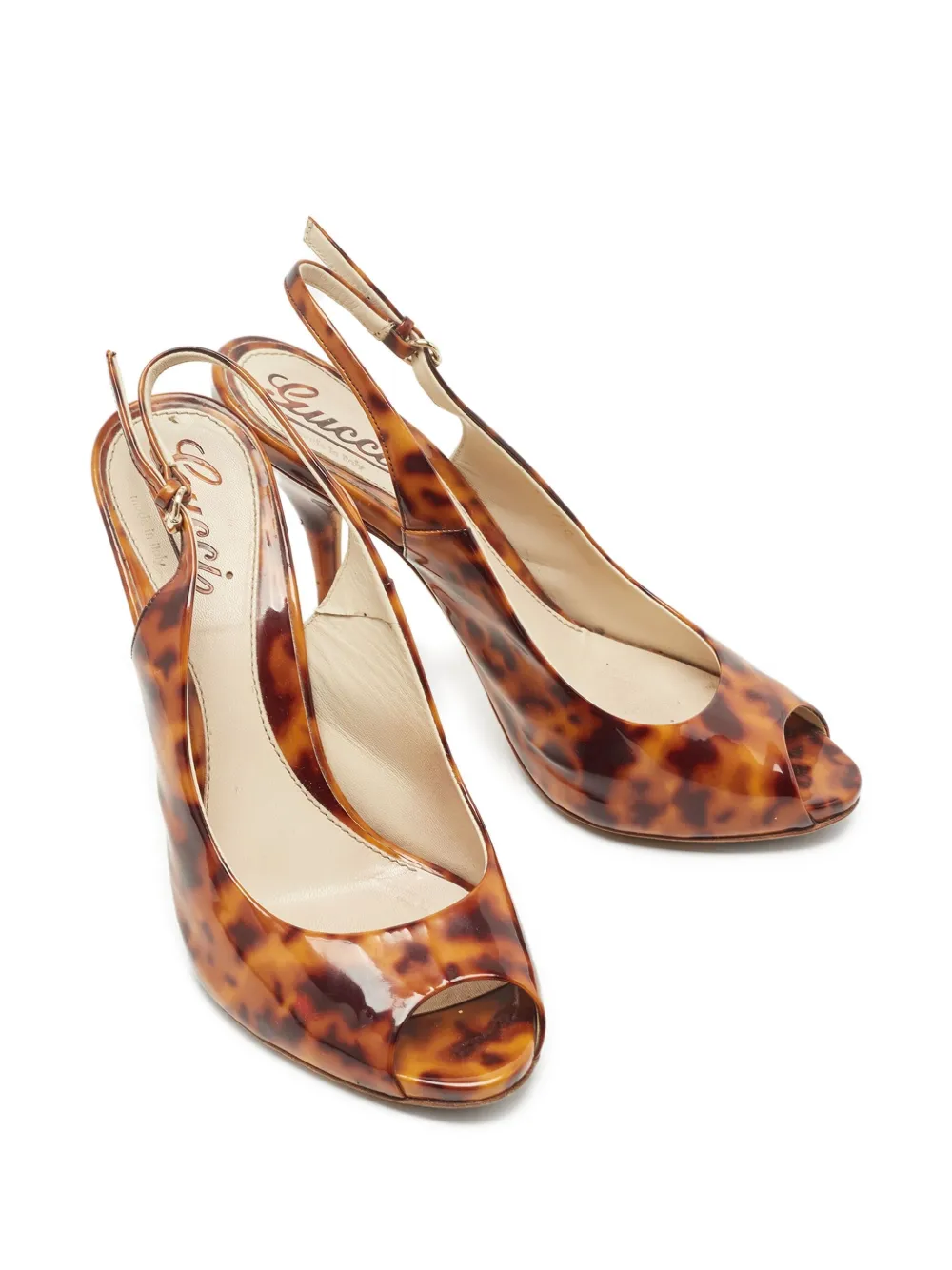 Gucci Pre-Owned Stella slingback pumps - Bruin