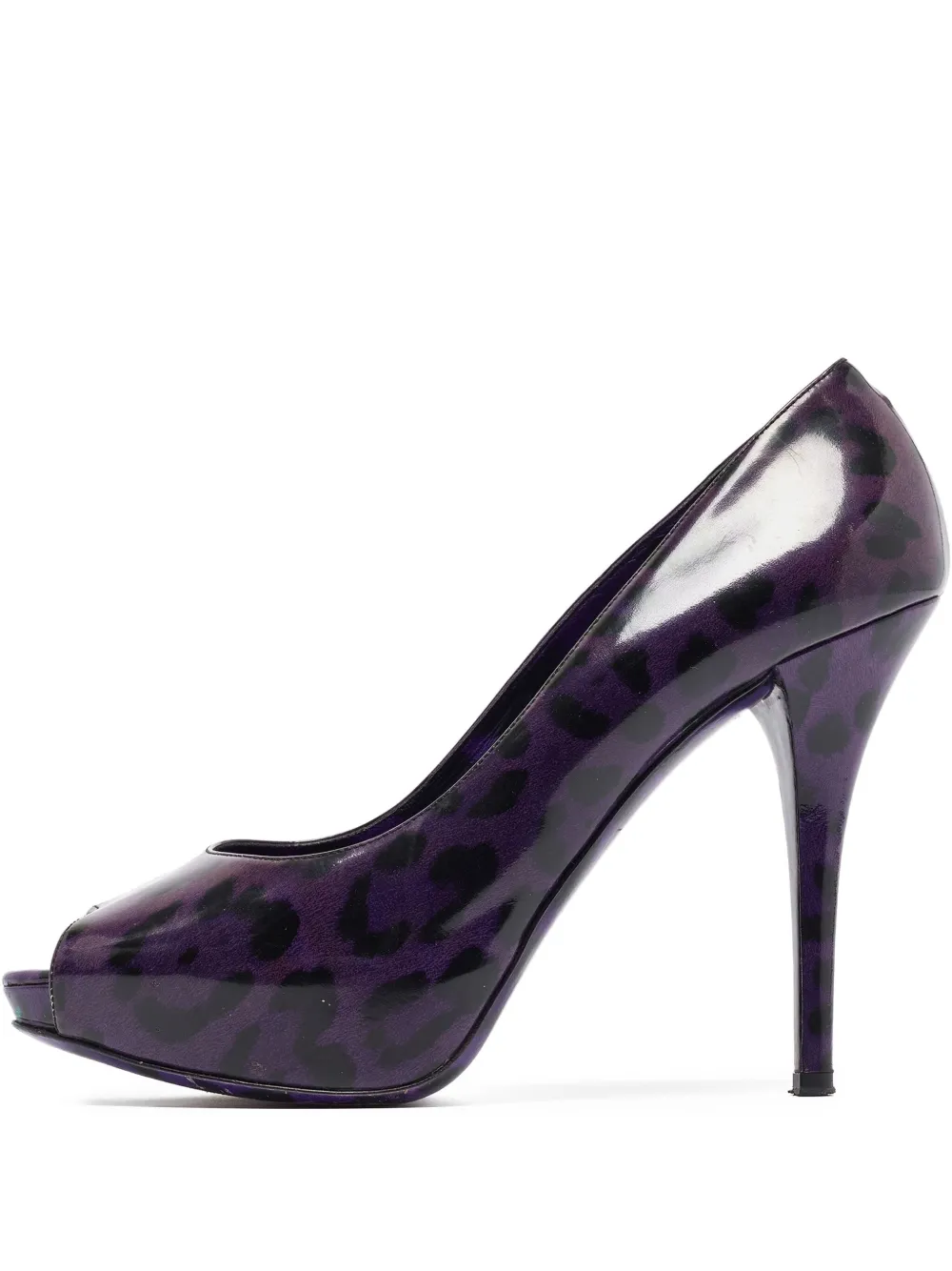 120mm leopard-print pumps