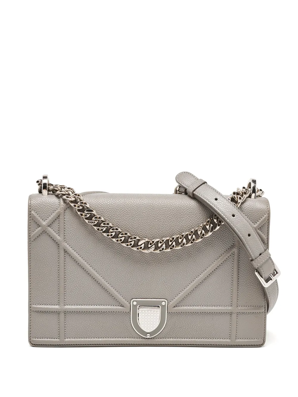Christian Dior Pre-Owned ディオラマ フラップ ショルダーバッグ - グレー Christian Dior Pre-Owned ディオラマ フラップ ショルダーバッグ - グレー