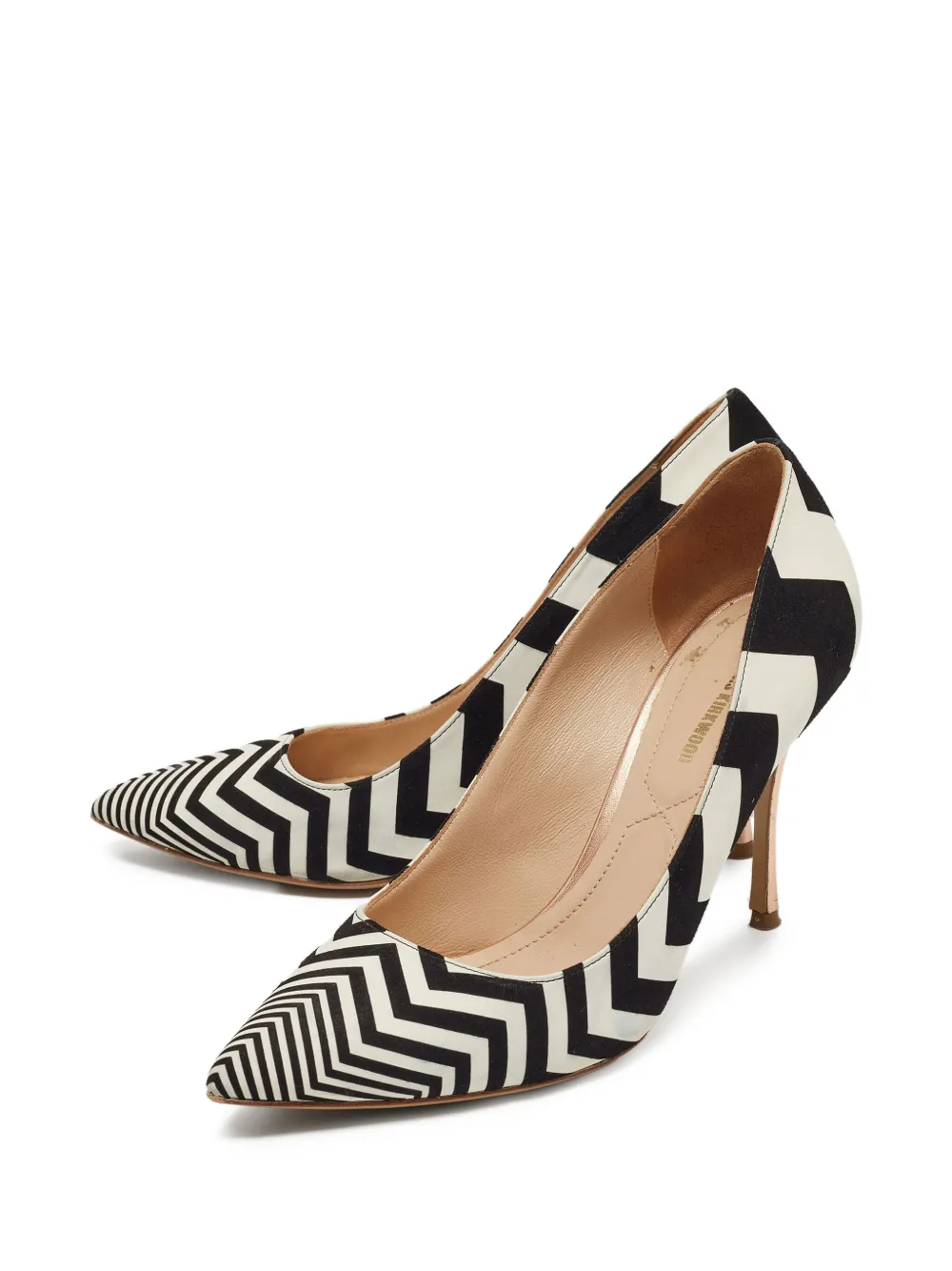 Nicholas Kirkwood pre-owned 110mm zigzag-patterned pumps | Image 2