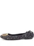 Tory Burch pre-owned Serena 2 tweed ballet flats - Purple