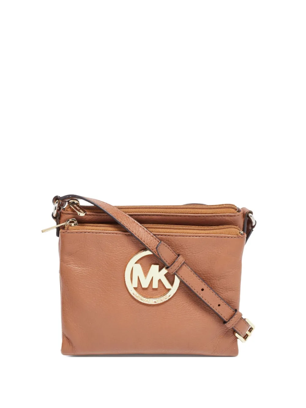 Michael Kors Vintage logo plaque cross body bag | Brown | Image 1