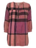 Burberry Pre-Owned checked top - Pink