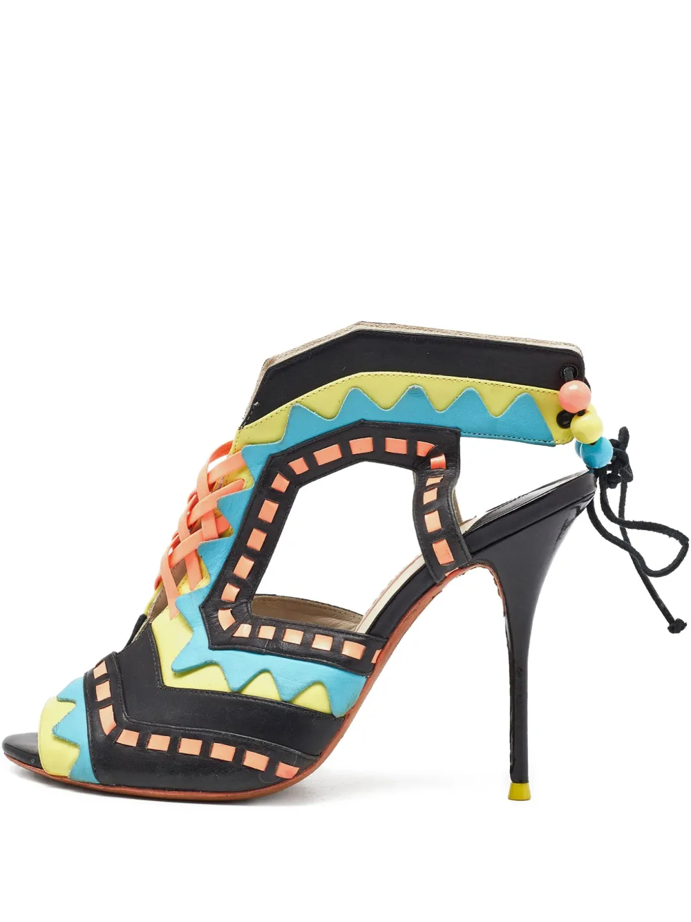 Sophia Webster sandales pre-owned Riko 115 mm à talon haut | noir | Image 1