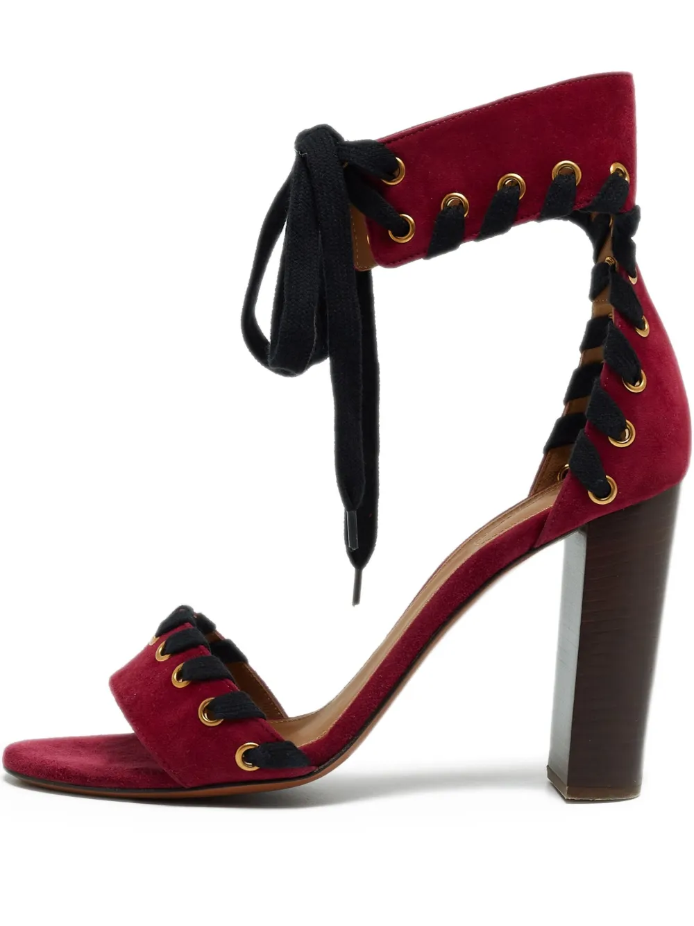 Chloé Pre-Owned sandales en daim 110 mm | rouge | Image 1