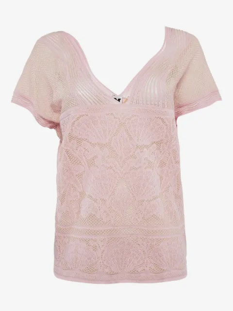 Missoni Pre-Owned floral lace top