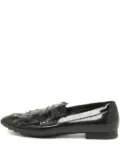 Tod's pre-owned fringed sequined loafers - Black