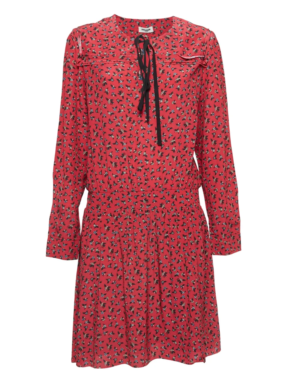Zadig&Voltaire robe courte pre-owned à fleurs | rouge | Image 1