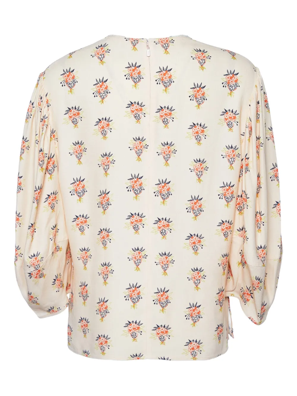 Chloé Pre-Owned floral-print puff-sleeve blouse | Image 2