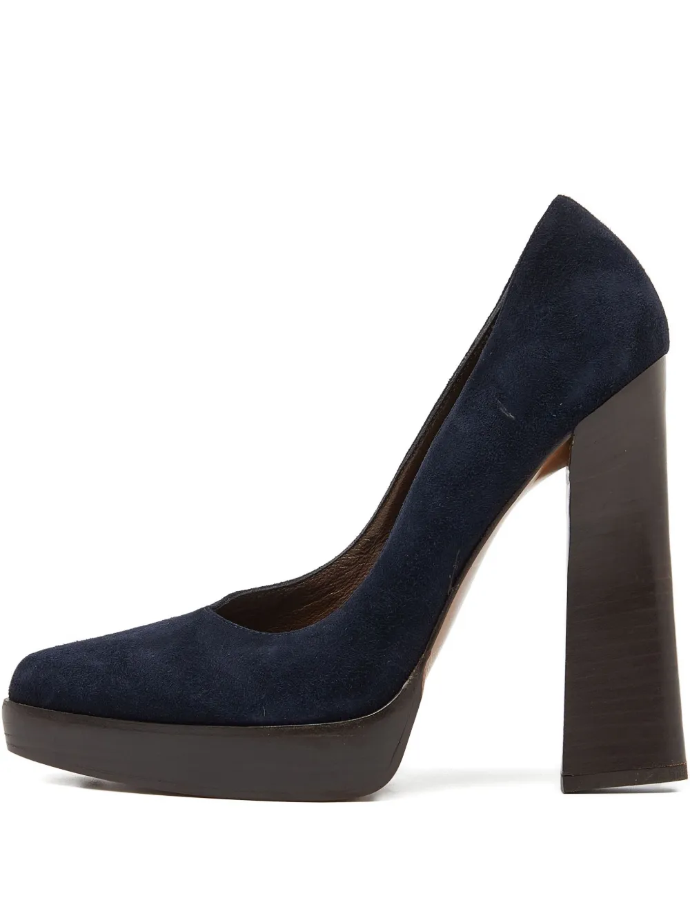 Marni Pre-Owned 135mm leather heeled pumps | Blue | Image 1
