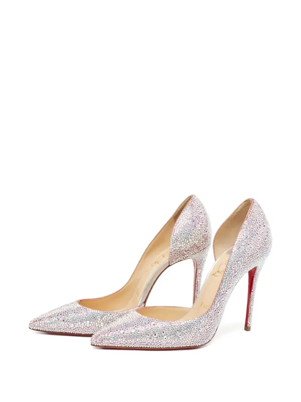 Christian Louboutin ビジュー付きハイヒール Christian Louboutin Pre-Owned ビジュートリム パンプス 110mm
