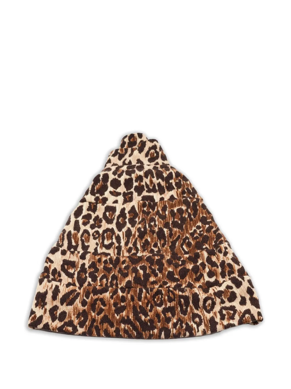 Dolce & Gabbana Pre-Owned leopard-print beanie | Brown | Image 1