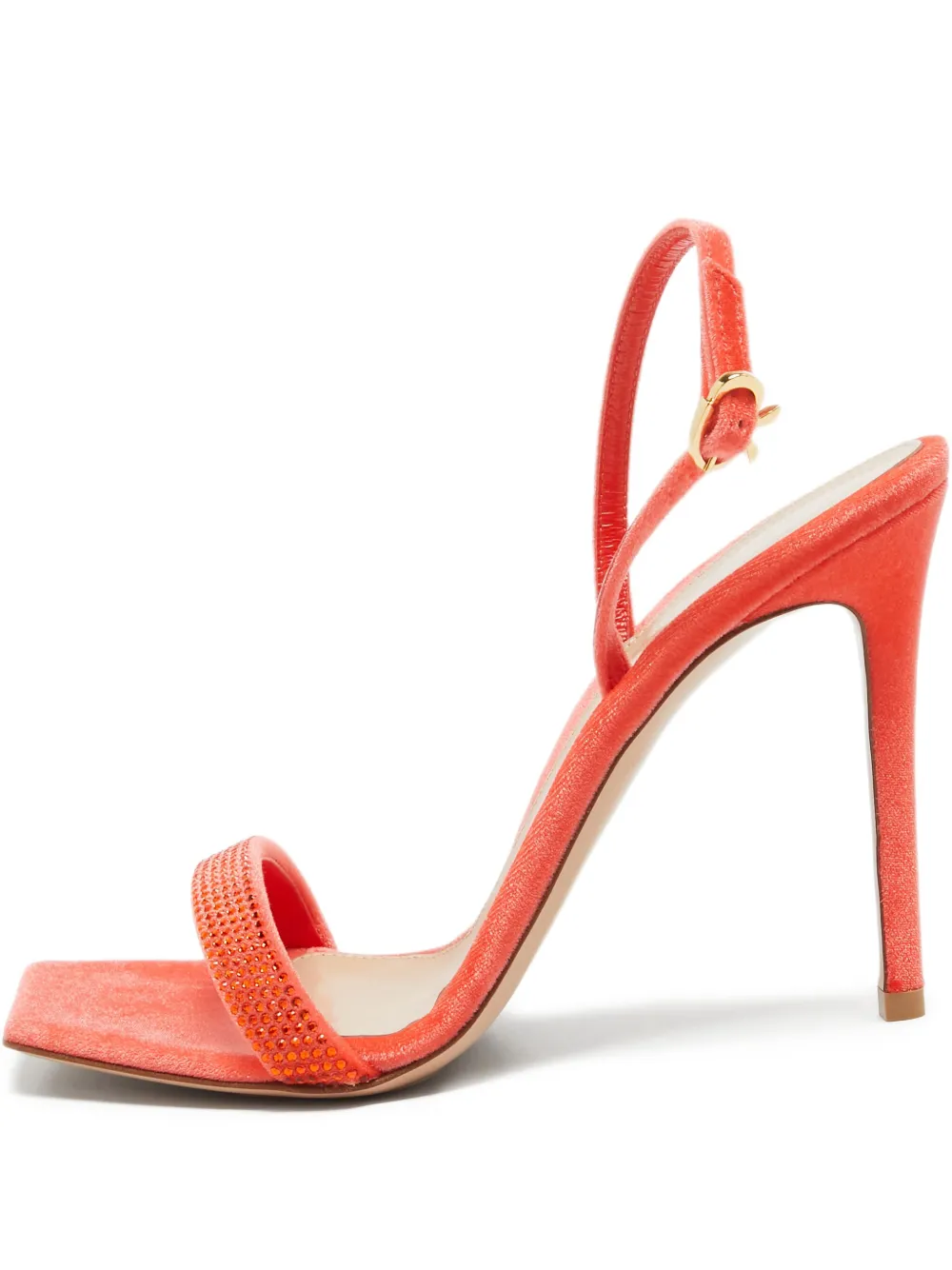 Pre-owned Gianvito Rossi  110mm Britney Squared-toe Stiletto Sandals