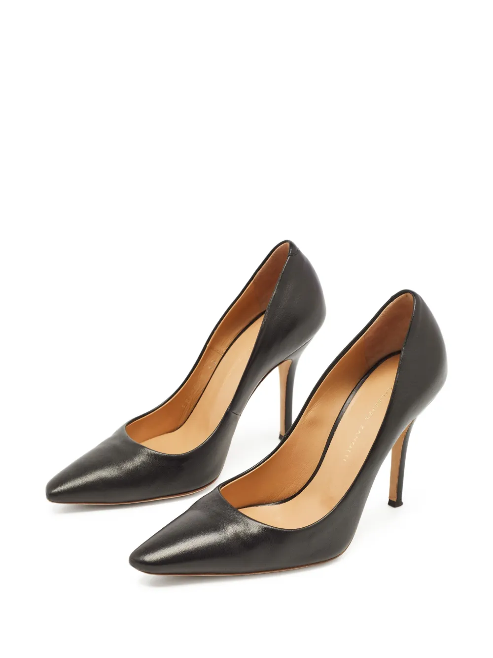 Giuseppe Zanotti Vintage Pre-owned 105 mm stiletto pumps met puntige neus - Zwart