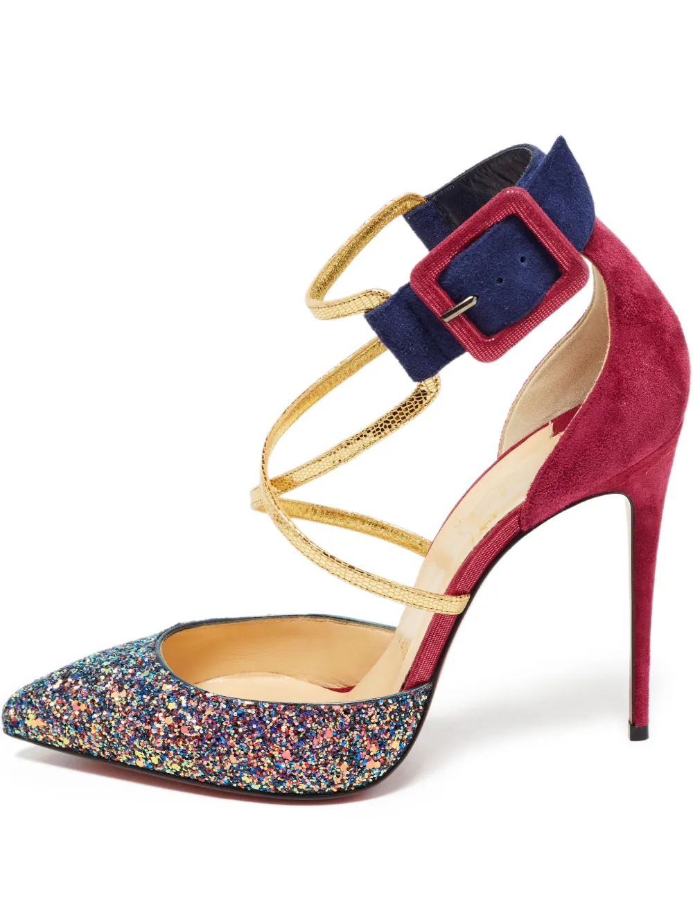 Pre-owned Christian Louboutin 110mm Suzanna Pumps